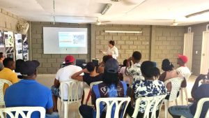 Encuentro con el Consejo Comunitario de Rocha en el municipio de Arjona.